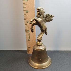 Vintage Brass Pegasus Bell Beautiful condition!